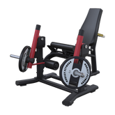 Leg extension plate loaded