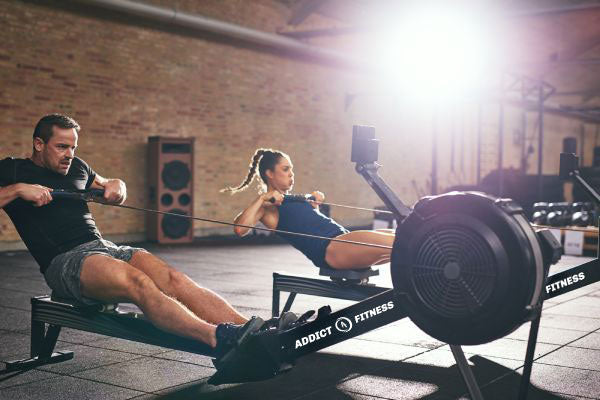 Addict fitness commercial Elite rower